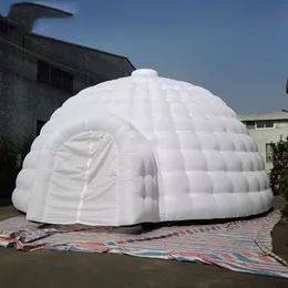 無料の巨大なインフレータブルイグルードームテント空気吹き付けキャンプキャノピーマーキーパーティーイベントデコレーションおもちゃスポーツ