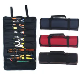 Tool Bag Multifunction Roller Bags Oxford Canvas Practical Handles Chisel Electrician Carrying kit Instrument Package Case 221128