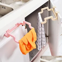 Other Home Storage Organization Practical Hanging Racks Mti Function Plastic Storage Hooks For Home Kitchen Cupboard Garbage Bags Dhncx