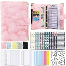 Notepads A6 Money Plannner Binder with Zipper Occase Cash for ing ing ignizer binde 221128