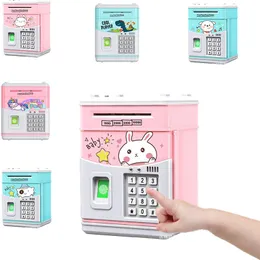 Pudełka do przechowywania kosza Piggy Bank Childrens Electronic Cash Box Hasło Bezpieczeństwo