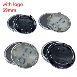 Okładka koła 4PCS pokrywka środkowa 69 mm ABS pokrywka logo