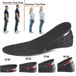 Shoe Parts Accessories VAIPCOW 3579cm Height Increase Insole Invisible Lift Adjustable Heel Lifting Inserts Pads Women Men drop 221125