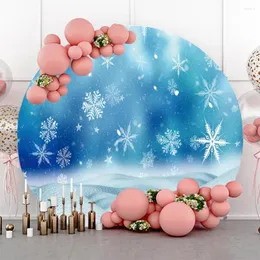 Party Decoration Snowflake Landscape Custom Pography Blue Backdrop Winter Scenery Mountains Snow Mountain Po Backdrops Pozone