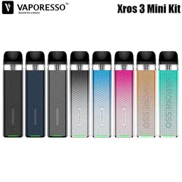 Vaporesso Xros 3 Mini Kit 1000mah batteri 2 ml XROS 3 POD -patron 0,6hm Mesh Coil Electronic Cigarette MTL RDL VAPE Authenticic