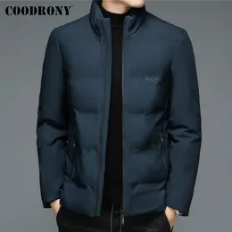 رجال أسفل باركاس Coodrony العلامة التجارية Stand Stand Zipper Jacket Men Clothing Winter Arrival Darm Warm Parka Business Casual Slim Fit Coats Z8153 221129