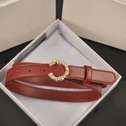 حزام جلدي أصلي للنساء المصممون الفاخرون أحزمة اللؤلؤ الماس C buckle Weistband Cintura Ceintures Gurtel Width 2.5cm