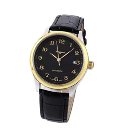 Moda mężczyźni marki marki w pełni automatyczne mechaniczne drobne stalowe pasek krowy wydrążony zegarki oryginalne klamry luksusowe designerskie zegarek