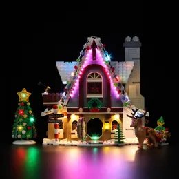 블록 블록 10275 ELF Club House 빌딩 블록을위한 Vonado LED 조명 키트 세트 세트 어린이를위한 모델 장난감 크리스마스 선물 221129.