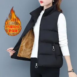 Women's Vests Woman Jacket down Cotton Autumn Winter Loose Sleeveless Chaleco Mujer 221128