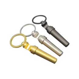 Openers Mtifunctional Zinc Alloy Bottle Opener Keychain Outdoor Portable Mini Wine Beer Can Wood Corkscrew Kitchen Tools 20220215 Q2 Dhw2Y