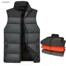 Gilet da uomo Giacche da uomo senza maniche Casual Autunno Inverno Caldo 5xl Homme Cappotto addensato Gilet Chalecos Para Hombre MVT01 221129