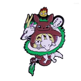 Brosches pf322 dongmanli anime siffror coola emaljstift badge brosch ryggs￤ck v￤ska krage lapel dekoration smycken g￥vor till v￤nner