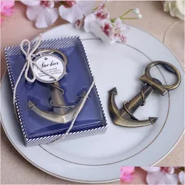 Openers Wedding Favors Bottle Opener Party Activity Gift Vintage Antique Style Boat Anchor Openers Gifts Kitchen Gadgets 4 5Kk Ww Dr Dh3Ou