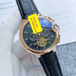 Luxuriöse IWC-Fliegeruhr mit hochwertigem Uhrwerk, Armbanduhr I977, Herren-Junge-Mechanik-Mechanismus, Tourbillon / Kadiya-Stahl
