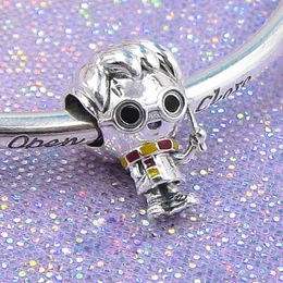 925 Sterling Silver Bead Fits European Pandora Style Jewelry Charm Bracelets-School Character Collection 1
