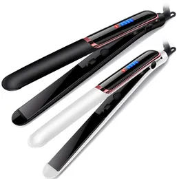 Hair Straighteners LED Display Professional Straightener Curler Flat Iron Negative Ion Infrared Straighting Curling Corrugation 221012