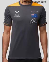 T-shirty męskie 2022 F1 Oficjalna strona McLaren Shirt Summer Casual T-Shirt Racing Racing Mężczyzna Rider Downhill 3D TOP SRDI