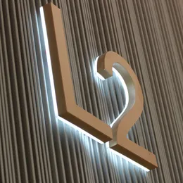 Decorative Objects Figurines Luminous Letters custom door number LED lighting sign indoor acrylic apartment address el room 09 221129