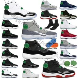 LOWS Cherry 11 Cool Gray Jumpman Basketball Shoes Men Women Jorde Jordens 11s Cap and Gown Jubilee 25th Anniversary 72-10 Concord Bred Mens C2VC