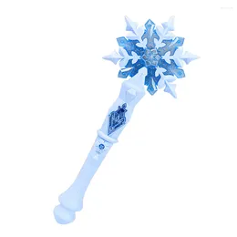 زخارف عيد الميلاد عصا الثلج Snowflaketoy لوازم عيد ميلاد Lightparty لوداء الجنية LED Magical Wands costumegirls الأطفال