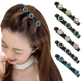 Donne in stile coreano Elegante fiore perle intrecciate per capelli dolci clip decorano le frantumi tengono le barche accessori per capelli alla fascia