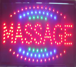 Top Fasion 10x19 pulgadas Semioutdoor Flashing Massage Massage Store Slours Led Massage Shop Led Billboards Whole7294862