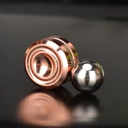 Trottola Fidget Spinner Giocattolo Rilassamento per adulti Sfera magnetica in metallo Decompressore Gioco di pressione satellitare artificiale 221129