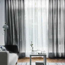 Cortina 1 Uds. De tul transparente de Color sólido para ventana, cortina francesa para dormitorio, sala de estar, balcón, Patio, decoración textil para el hogar