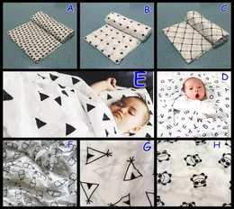 4747inch Bio -Baumwolle Bambus Musselin Swaddle Decke Moderne Sackleinen Mehrnutzung Ins Decke S￤ugling Parisarc Neugeborene Baby Wrap manta2606694