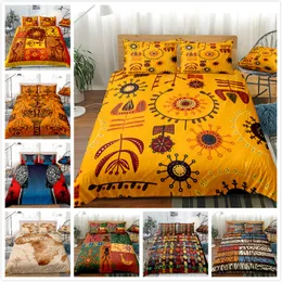 Sängkläder set fanaijia lyxuppsättningar bohemiskt tryck täcke täcke set sängkläder 221129