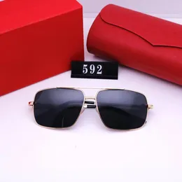 Мужские солнцезащитные очки для женщин черные очки Дизайнер классический летний мода 0817s стиль метал и планки каркасные очки для ультрафиолетовой защиты 0817 с оптом коробки