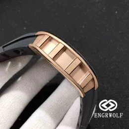 Limitowana edycja Superclone Watches Designer Projektant na rękę Luksusowe męskie Mechanika Watch Richa Milles Wristwatch Wine Barrel RM052 Series 2824 Auto