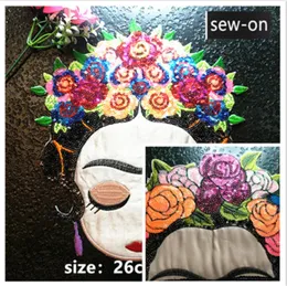 Fashion personality large beauty pattern print ironing cloth paste decoration repair clothing holes patch