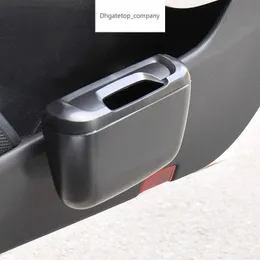 Car Rubbish Box Dust Case Trash Can in Auto Plastic Bag Organizer Waste Container Automobile Accessories