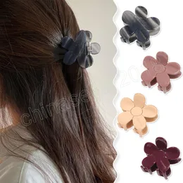 Koreanische Mode Blume Acetat Haarklauenklammern große nicht rutschfeste Acrylklemmen für Frauen Girls Friseur Accessoires