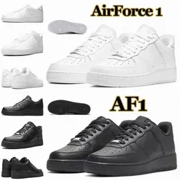 Chaussures Casual Designer Mens Sports Sneakers Platform Trainers Classic 1s Blanc Noir Mens Outdoor Af 1 One Low Hommes Femmes