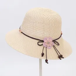 Ballkappen Floral Bonnet Faltbar Outdoor Damen Bowknot Farbige Mädchen Strandkappe Hut Solide Baseball Forelle 4t