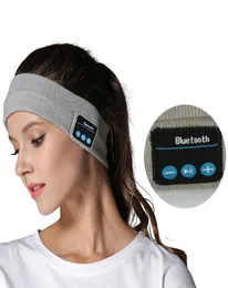 Sleep Wireless Headphones Sports Bluetooth Cabe￧a de cabe￧a com alto -falantes Mic para o exerc￭ciojoggingyogainsomniaside SleepersAir Travel9796316