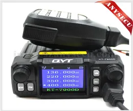 Quad Band Mobile Radio QYT KT7900D Mini tela colorida Quad Display Para Transceptor de Táxi Carms de Caminhão Ham Radio6638166
