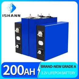 4PCS Nowy bateria 200AH LifePo4 3,2 V głębokie cykl cyklu ładowania akumulatorów System energii słonecznej dla dostawczych golfowych 12 V 48V 48V RV