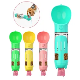 Kaseler Besleyiciler Köpek Şişesi Küçük Büyük Köpekler için 300ml Seyahat Köpek Kedi Taşınabilir İçme Kase Açık Su Dispenser Besleyici Pet P1130