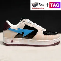 Sta Low Casual Shoes Designer Nigo Men Sapatos Mulheres tênis cinza preto verde laranja tripla branca abc camuflando quadrinhos rosa azul patente vermelho