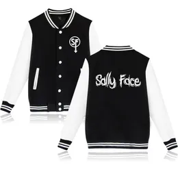 Mens Jackets Game Sally Face Varsity Baseball Bomber Jacket Men Women Hip Hop Harajuku Boys Girls Single Breasted Loose Coats 221129