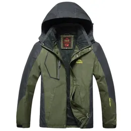 Mens Jackets Jacket Men Waterproof Windproof Hood Breathable Spring Autumn Windbreak Coats Plus Size 7XL 8XL 9XL Outwear Clothes 221130