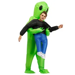 Theme Costume Adult Kids Inflatable Alien s Cosplay Party costume Monster Mascot Halloween costumes for Man Woman 221130