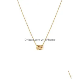 Pendant Necklaces Constellation Necklace Jewelry With Gift Card Sister Gifts Friendship Necklaces Women Fashion Dress Decor Simple D Dhagv