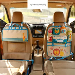 Creative Cartoon Care Seat Back Organizer Hang Storage Bag Baby Kids Toys Travel Protector Cover Automobile Interior Accessories