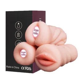 Wibratorowe zabawki erotyczne dla mężczyzn dorośli 18 Męska masturbacja silikonowa pochwowa cipka Man Sexules Sexshop Machine 7z5t