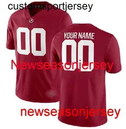 Custom Alabama Alabama Crimson Tide Football Jersey qualquer n￺mero de n￺mero masculino Jersey Jersey XS-5xl 6xl